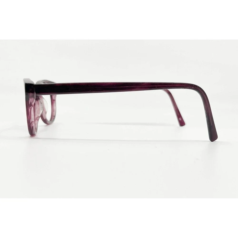 Heart 1201 Eyeglasses Women Purple Demi Cat Eye Frames 50-16-140